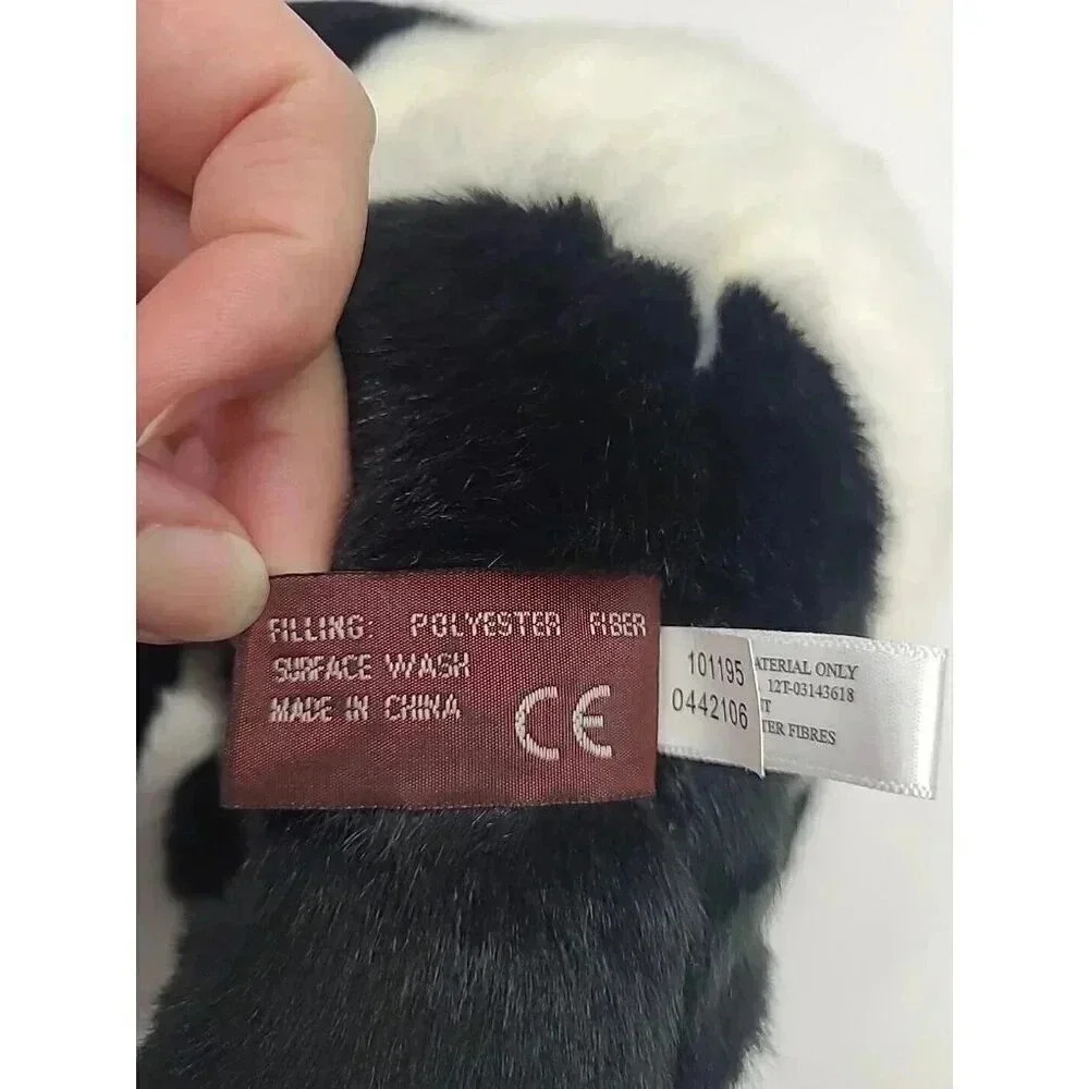 Vintage The Bearington Collection Plush Panda Bear Stuffed Animal Super Soft - Picture 6 of 6